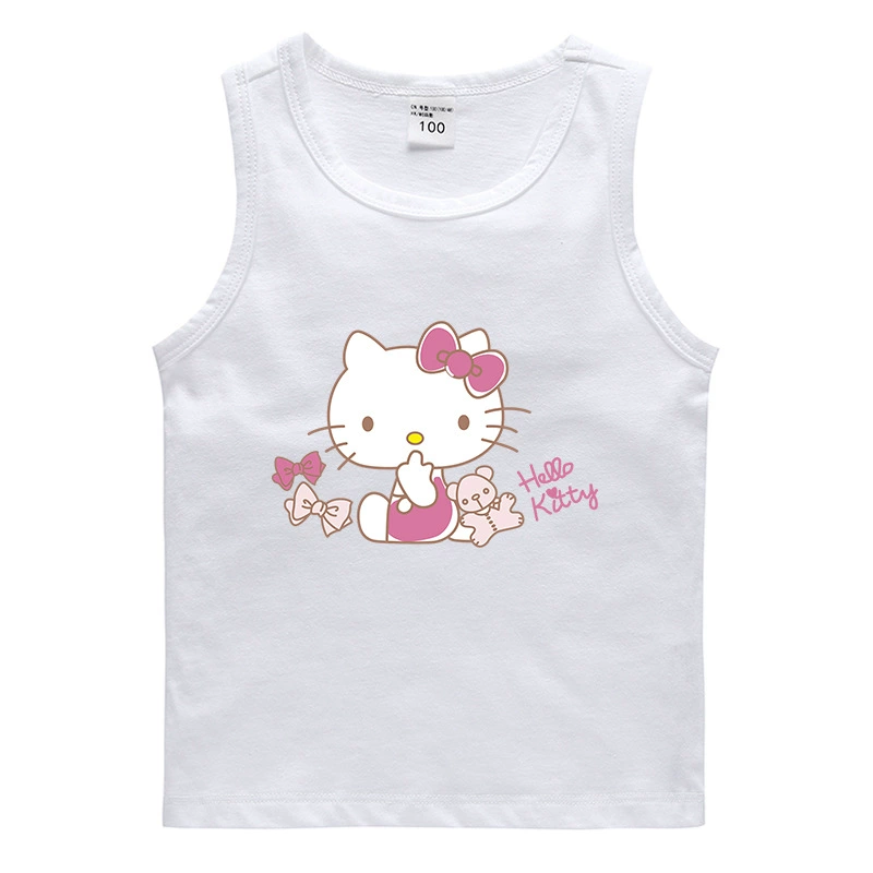 Children's summer clothing, base body-friendly vest sleevless, Korean style, absorbs sweat and smell