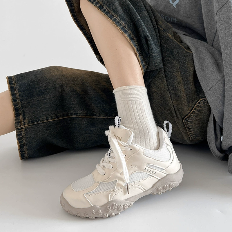 Red trend high footwear, universal sports shoes platform, American style