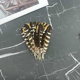 羽毛diy手工材料饰品配件毛母鸡地鸡窝翎公山鸡窝翎逗猫棒