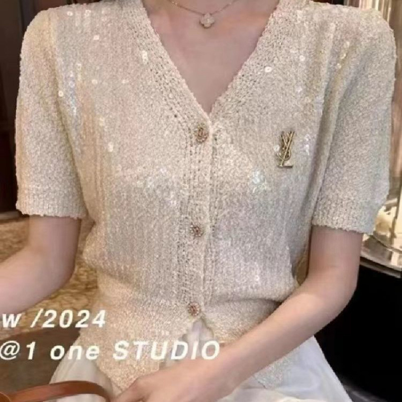 Knitted summer fashionable elite cardigan