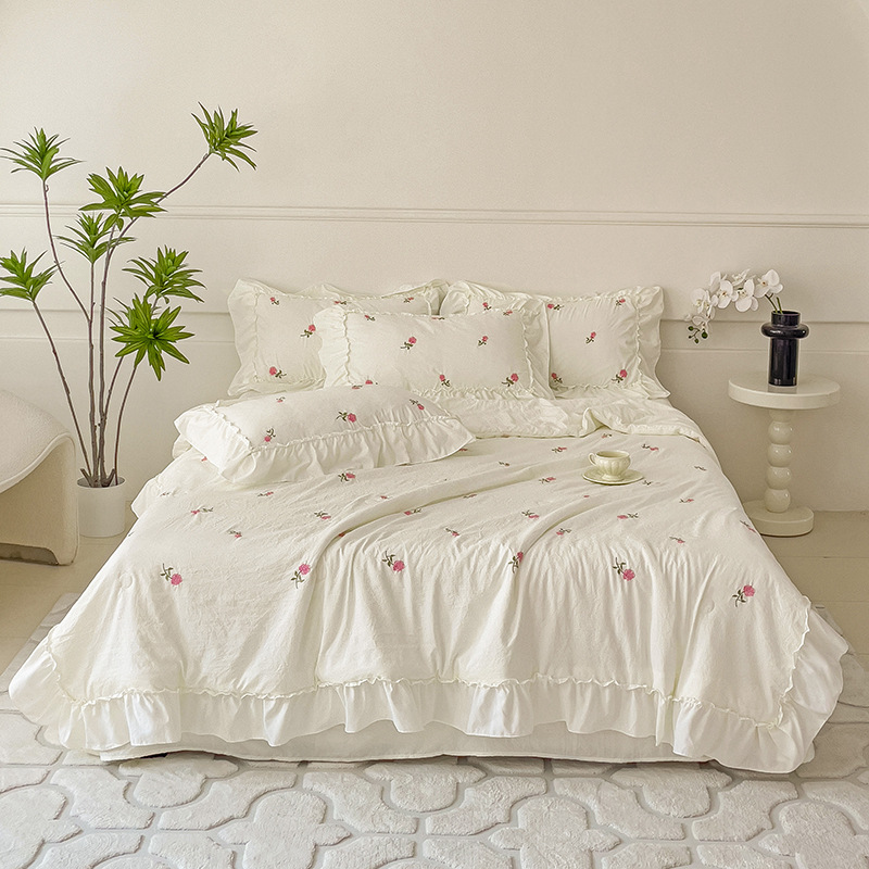 추 더치-화이트 핑크 로즈