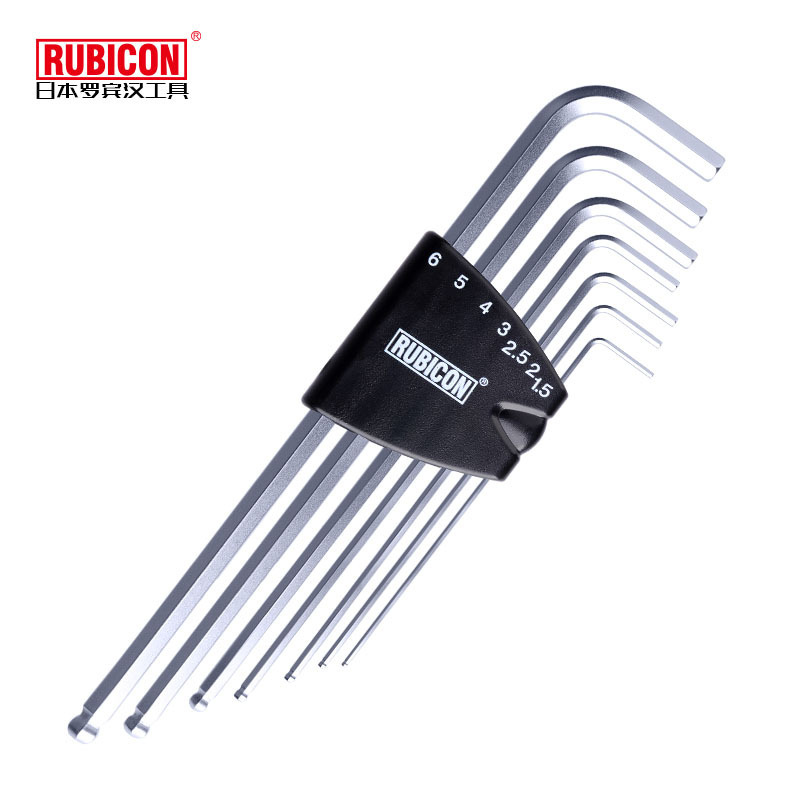 日本罗宾汉RHK-287XL/RHK-289XL公制套装特长波头内六角扳手