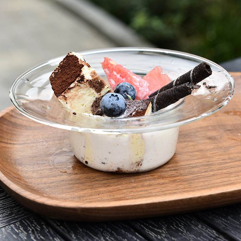 Tazón de helado minimalista estilo ins, taza para yogur, taza para ensalada, taza para postre, taza para batido, taza alta para helado