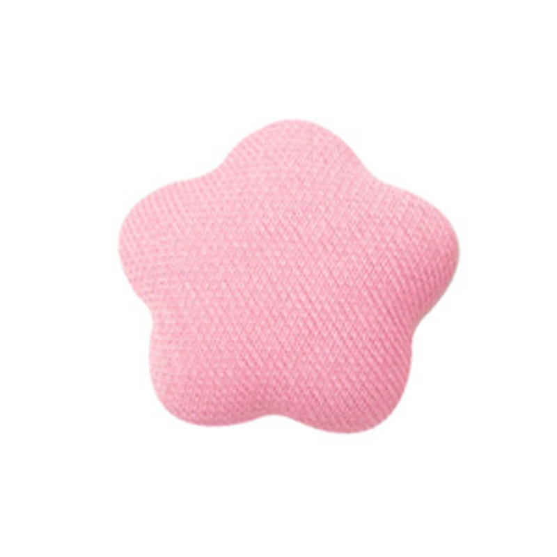 Розовый цветок сливы + Задняя пряжка плюс ткань