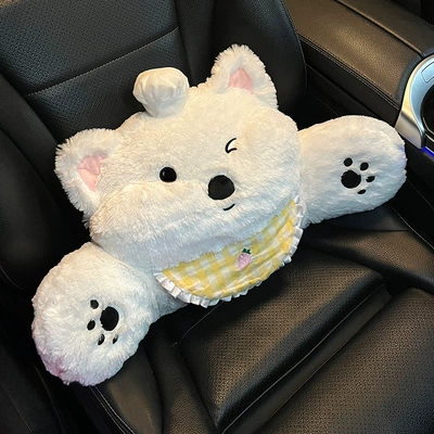 Seat cushion, seat cover: Cushion, Skin-Friendly Car Interior Seat Cover - chef-west-highland-lumbar-support-single-no-specifications