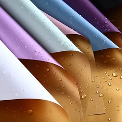 雙面防水鮮花包裝鎏金紙花店diy花藝包裝材料開業防水包花金彩紙