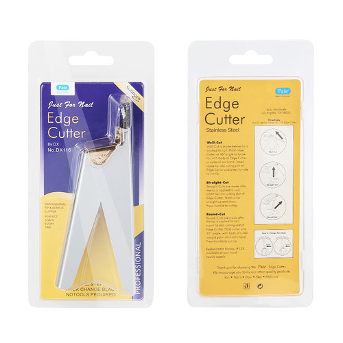 Manicure tools stainless steel one-word scissors for trimming nails flat U-shaped scissors extension nail clippers nail trimmer