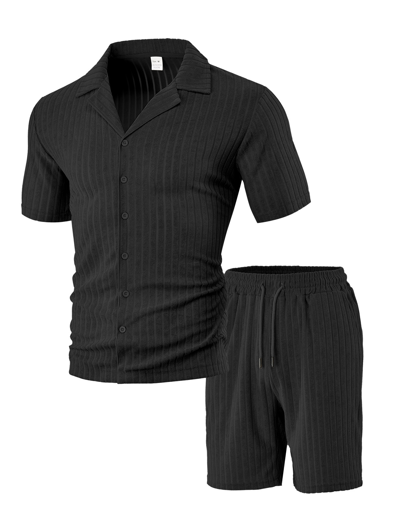 Pantalones de playa de vacaciones de ocio estadounidenses transfronterizos TEMU Amazon rebeca de verano para hombres pantalones cortos de manga corta traje servicio a domicilio