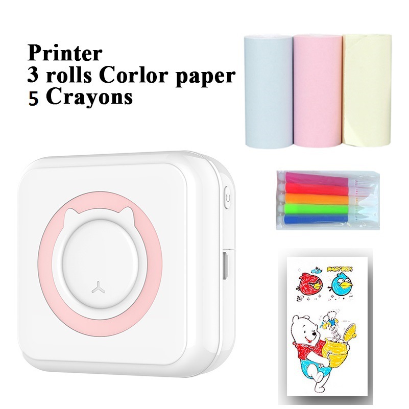 C15 impresora de etiquetas con Bluetooth portátil de mano térmica etiqueta engomada del inodoro impresión pequeña máquina de pregunta equivocada de bolsillo