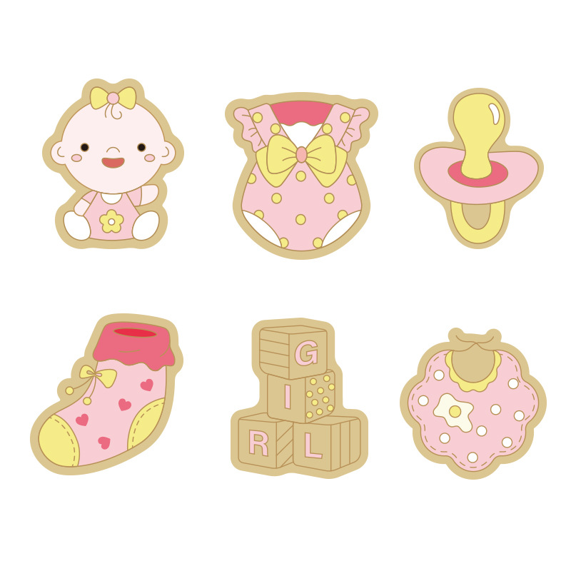 BABY Girl Cookie Mold Party Baking DIY Flip Mold Customized 3D Stereo Presionar Cookie Frosted Mold