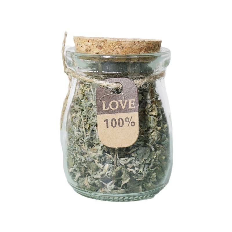 Polvo de menta para gatos, polvo de hierba para gatos, bocadillos para gatos, eliminación de pelo, juguetes para gatos, auto-hipo oral