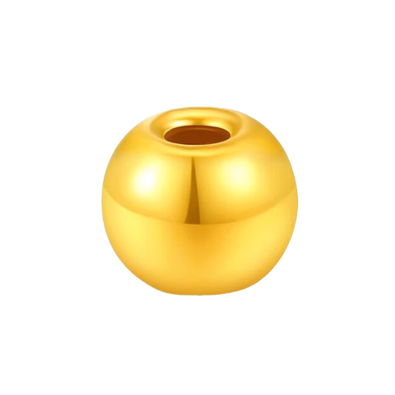 純金 999 ルースビーズ小さなゴールドビーズストリング DIY ラウンドビーズ転送ビーズアクセサリー女性と男性のためのゴールド編組ブレスレット|undefined