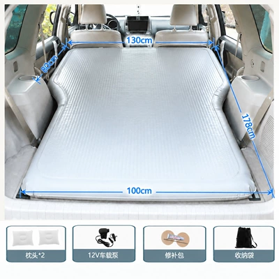 sleeping air bed, wear-resistant, Vehicle-mounted inflatable bed - air-spring-car-bed12v-car-electric-pump2-pongee-inflatable-pillows