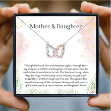 ����ѷõ����ɫĸ�׽�˫��������� Mother Daughter Necklaces