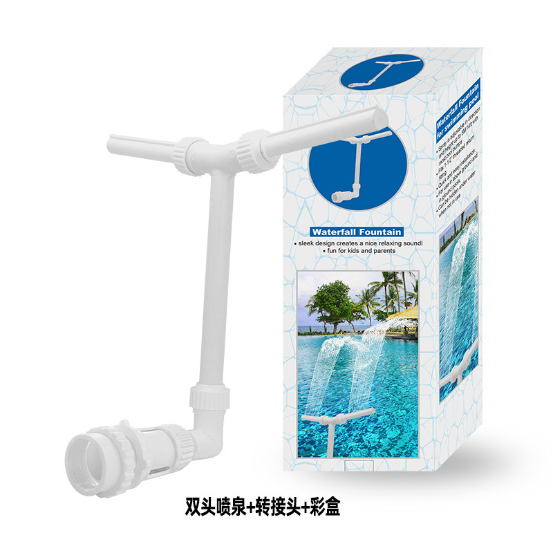 Fuente de doble cabeza + adaptador puesto dentro de la Caja