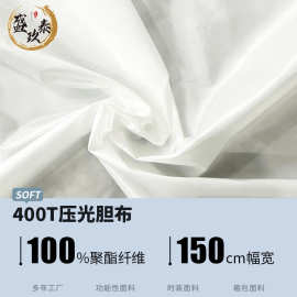 400T压光胆布面料 羽绒服内胆羽绒服防绒内胆全涤羽绒服服装里料