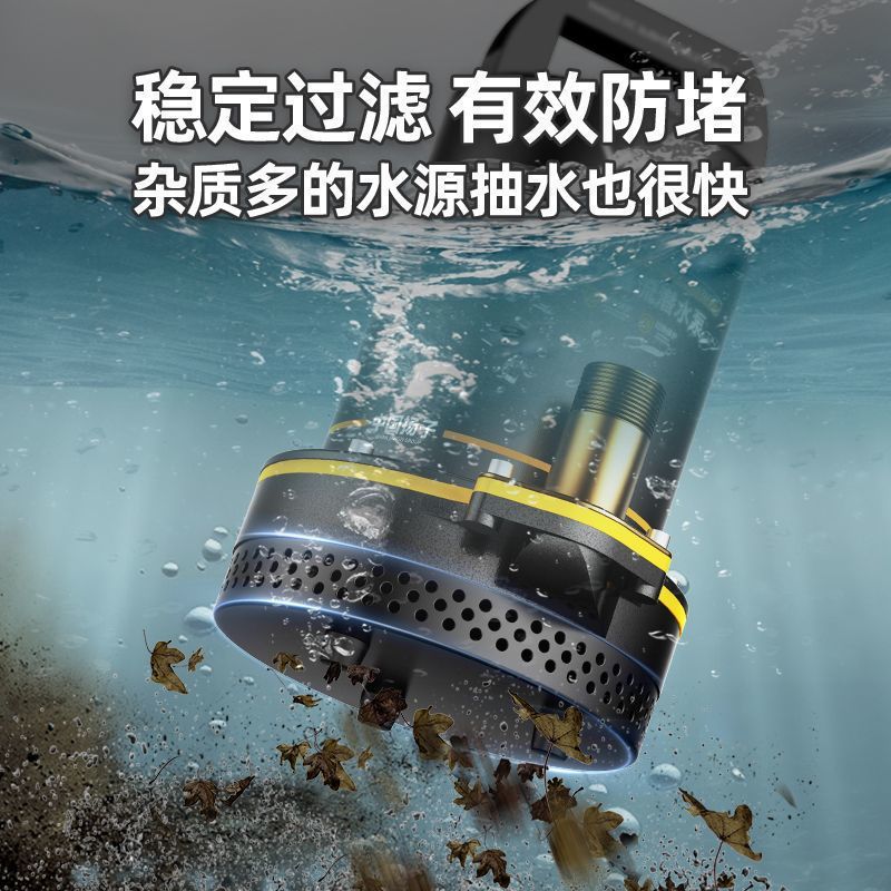 Yangzi bomba sumergible de corriente continua 12V48V72V bomba eléctrica de bombeo de agua de riego agrícola doméstico bomba de agua de alta potencia