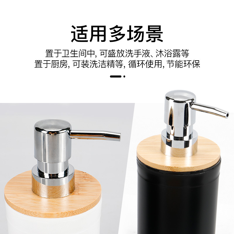 Cubierta de bambú color sólido inodoro cepillo piso inodoro cepillo traje hogar inodoro cepillo mango largo con base inodoro cepillo