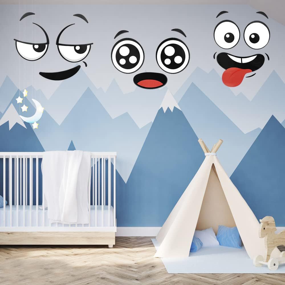 Smiley face autosticker voor raam en wanddecoratie_voghion.com