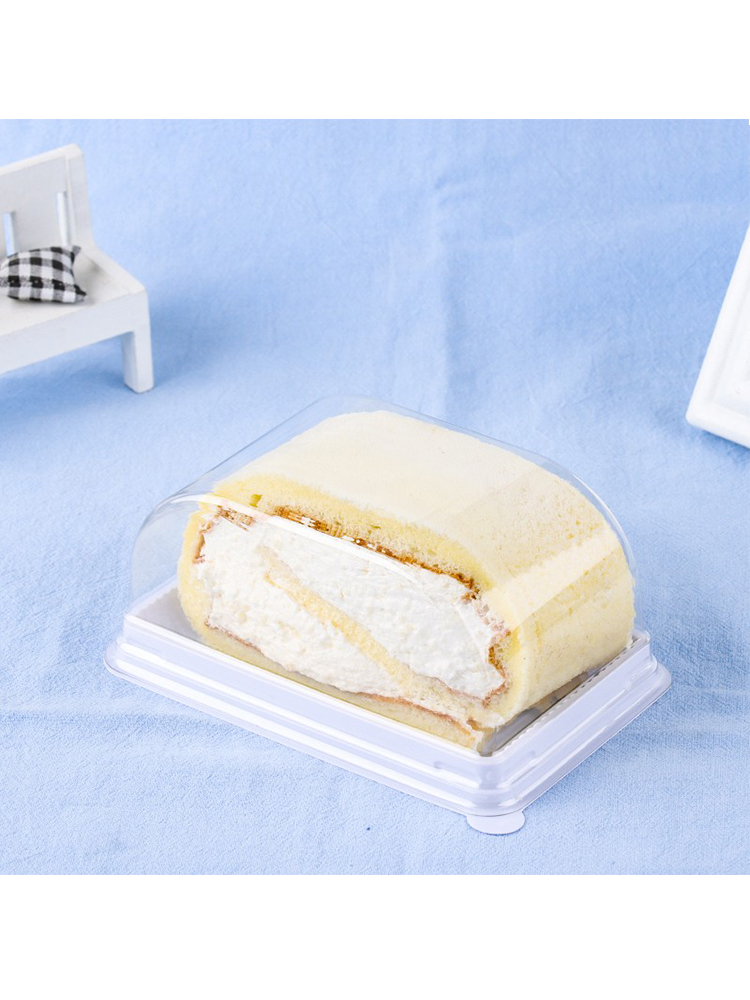 Caja de embalaje de pastel de queso pequeño quilt japonés Dream Dragon Swiss Tiger Roll Box West Point Mousse desechable