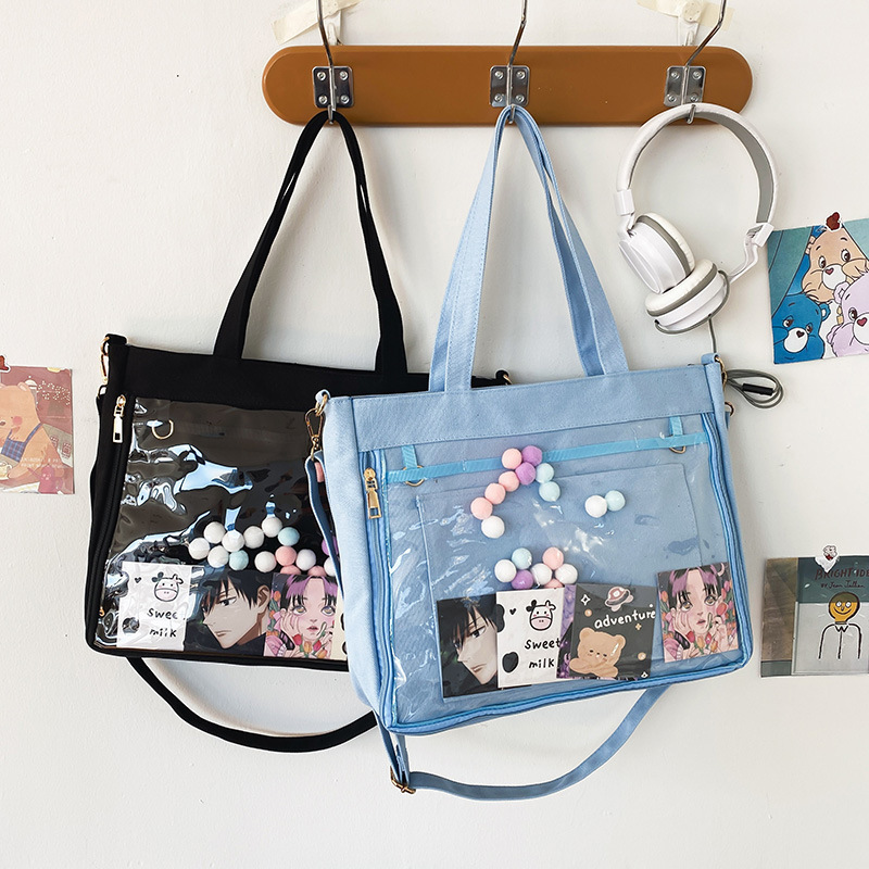 Japanese-style Harajuku Trendy Diablo Girl Crossbody Bag Cute Korean-style Retro Trendy Backpack Student Shoulder Bag