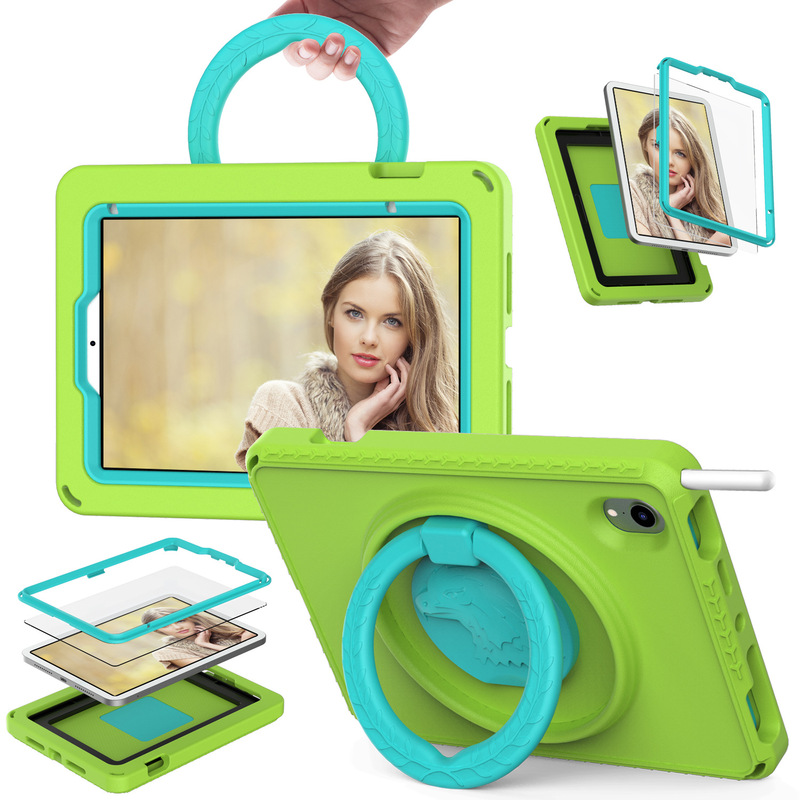 EVA children's tablet protective cover lightweight durable convenient rotating bracket anti-drop 8.3 inch iPadmini6