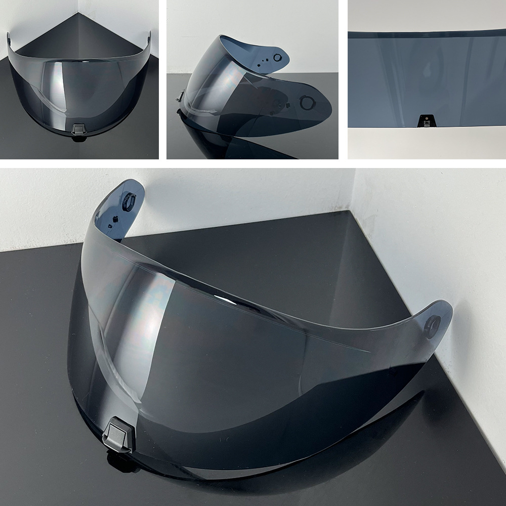 R420 Scorpion Helmet Lens R420 Full-Face Helmet Lens Electroplated Sun Protection Day and Night Universal Helmet Accessories Lock Buckle