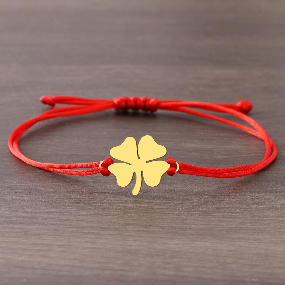 Плетеный солома удача клен, браслет из нержавеющей стали, аксессуар, Aliexpress, новая коллекция, европейский стиль