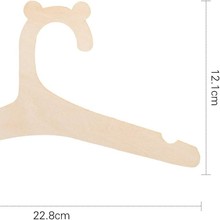 批发定制实木衣架服儿童可爱造型小衣架亚马逊畅销产品