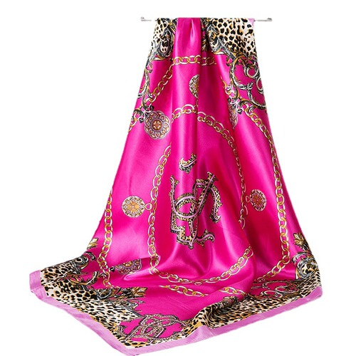 Small silk scarf for Korean style square scarf, suitable for women in spring and autumn, versatile scarf for spring season