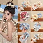 2025新款蓬松大肠圈秋冬新款气高级感复古法式发圈拍照出片显气质