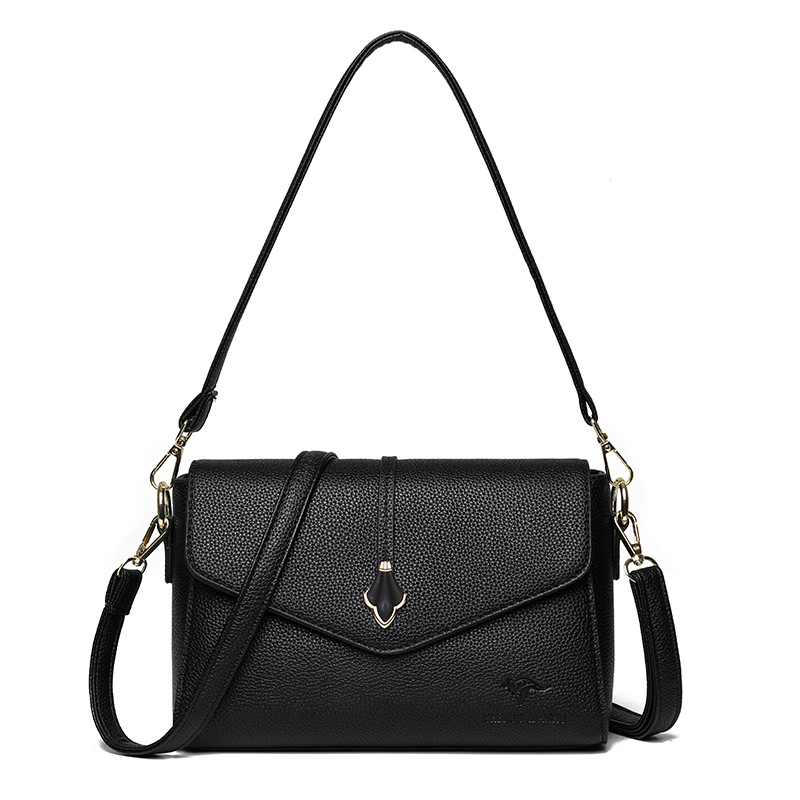 Bolso de moda para mujeres 2026 nuevo bolso pequeño de cuero suave bolso de madres de mediana edad bolso de hombro de gran capacidad bolso de mochila