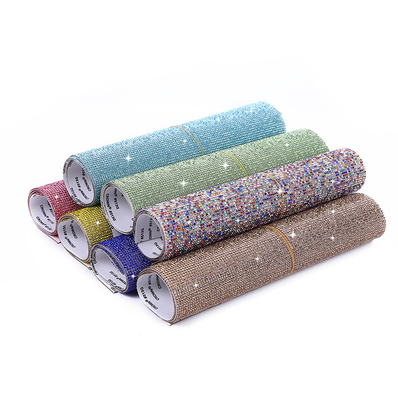 gran tamaño pegado de diamante autoadhesivo toda la hoja de diamante de vidrio para automóviles decoración del hogar joyas accesorios de diamante de vidrio