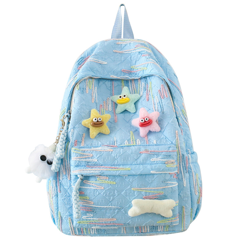 Mochila Escolar para Estudiantes de Nylon, Transpirable, para Escuela image 9