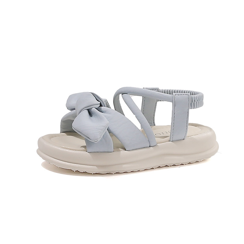 Sandálias para niñas 2026 verano nuevo niño arco de moda universal zapatos princesa zapatos de playa huecos niños image 6
