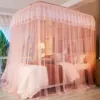 He Hui Factory Direct Store [One-piece Iron Elbow Telescopic Mosquito Net] Elegant Style - Jade Color