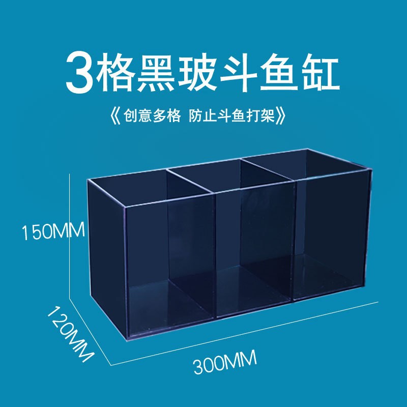 4mm300*120*150 black glass 3 grid cylinder