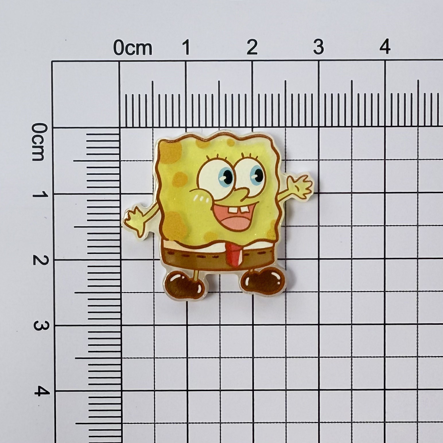 アクリルシートかわいいスポンジボブ DIY ブローチアクセサリー装飾ギフト学生親友カップルバッジアクセサリー