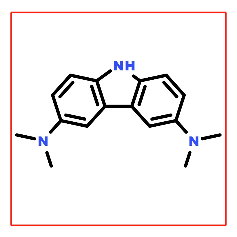 N3,N3,N6,N6-四甲基-9H-咔唑-3,6-二胺 CAS号1309601-54-4 核磁H
