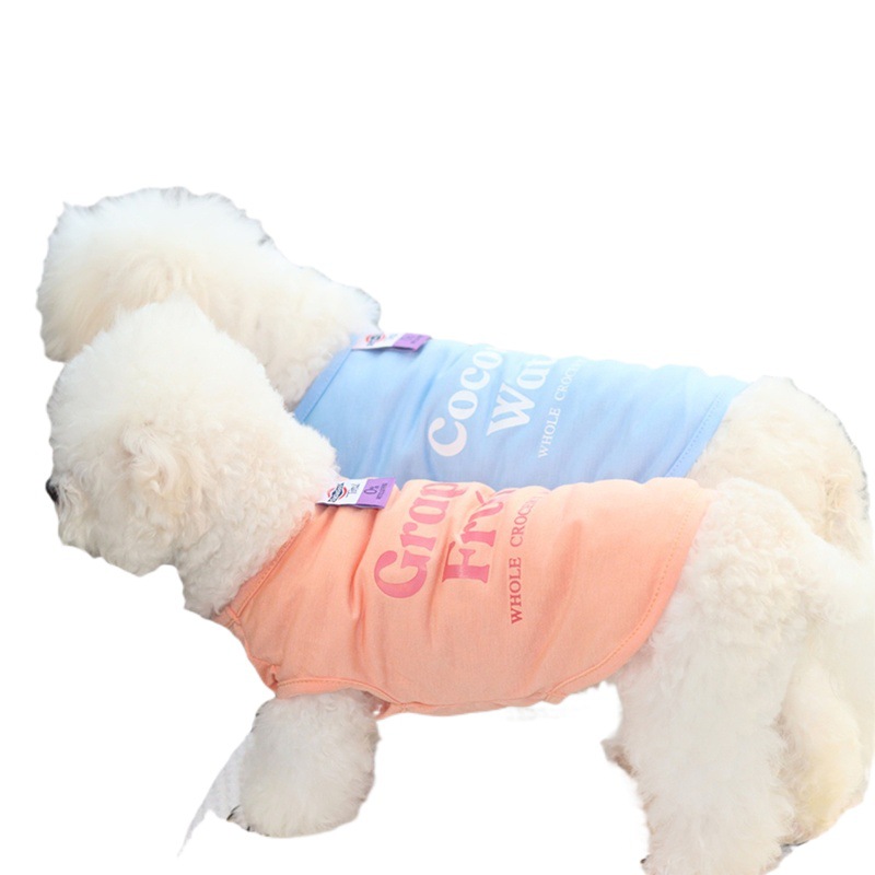 Ropa para mascotas ropa perro gato chaleco Delgado primavera y verano nueva ropa para mascotas 22 cuatro colores chaleco fresco