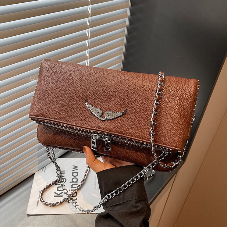 Cross-Border Light Luxury Small Square Bag for Women 2026 New Fashion Simple Chain Bag High-End Shoulder Bag Retro Crossbody Bag Cross-Border Light Luxury Small Square Bag for Women 2026 New Fashion Simple Chain Bag High-End Shoulder Bag Retro Crossbody Bag