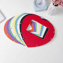 相框卡纸内衬异形定制 爱心多孔加厚内衬卡纸板多边形图案可定制