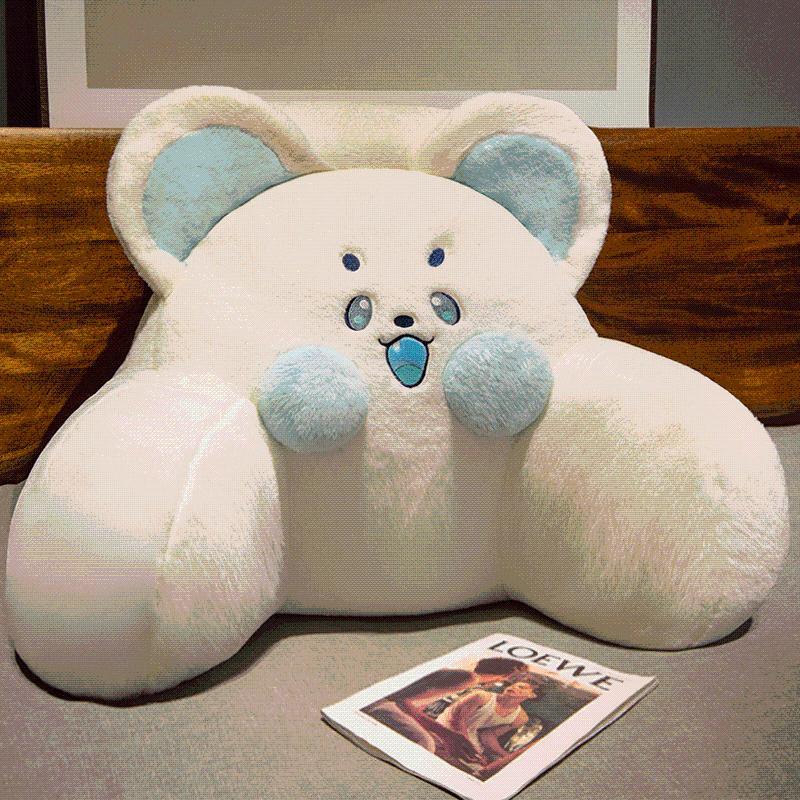 Mouse lindo cojín de cabecera almohada dormitorio dormitorio dormitorio cojín de cintura cojín de respaldo sofá almohada sala de estar dormir cintura