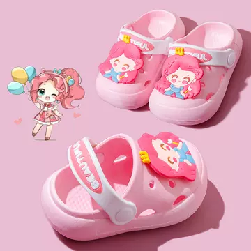 Summer wholesale boys and girls beach shoes cute cartoon non-slip slippers Crocs baby slippers children's shoes