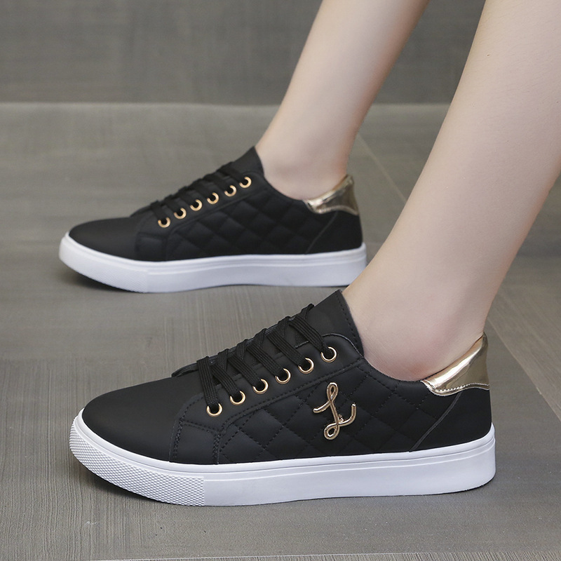 Zapatillas deportivas casuales de cuero suave con suela gruesa, novedad de otoño 2026, estilo INS, modernas y cómodas, para comercio exterior transfronterizo y pre-orden. image 4