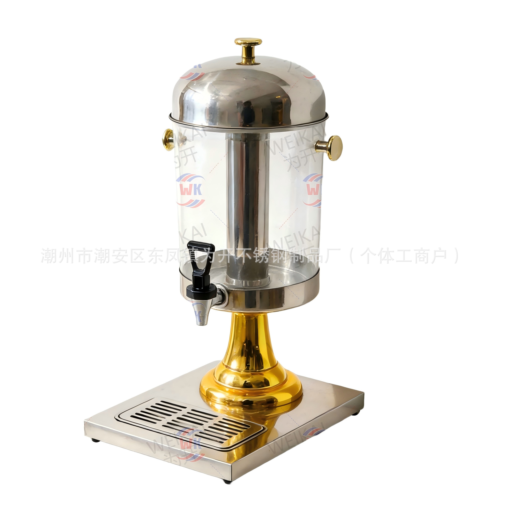 Hotel de acero inoxidable Dingxi comida helada de tres extremos, doble y comercial 8l máquina de bebida de barril de jugo de autoservicio máquina de bebida fría