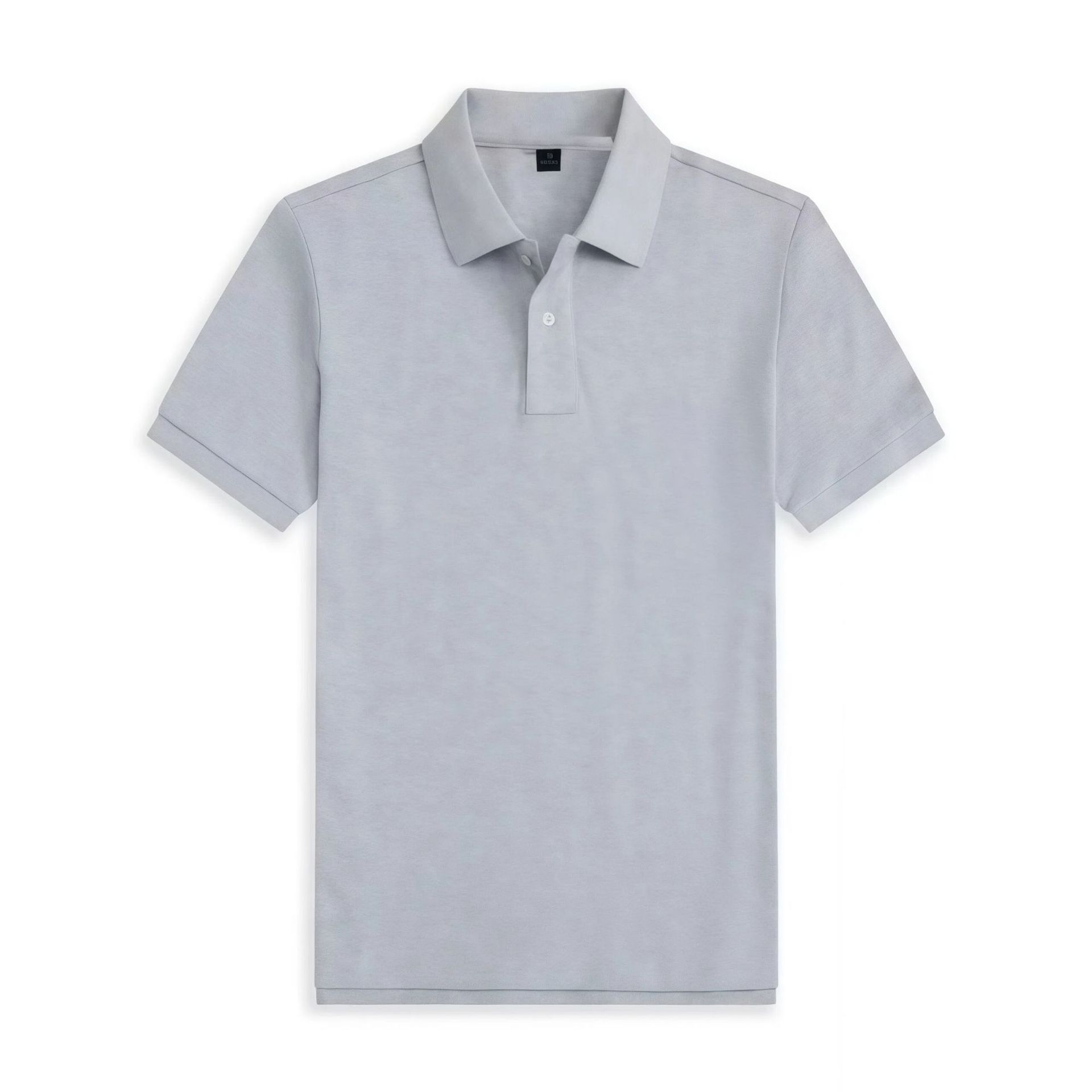 Camisa Polo de Manga Corta para Hombre de Poliéster, Transpirable para Verano
