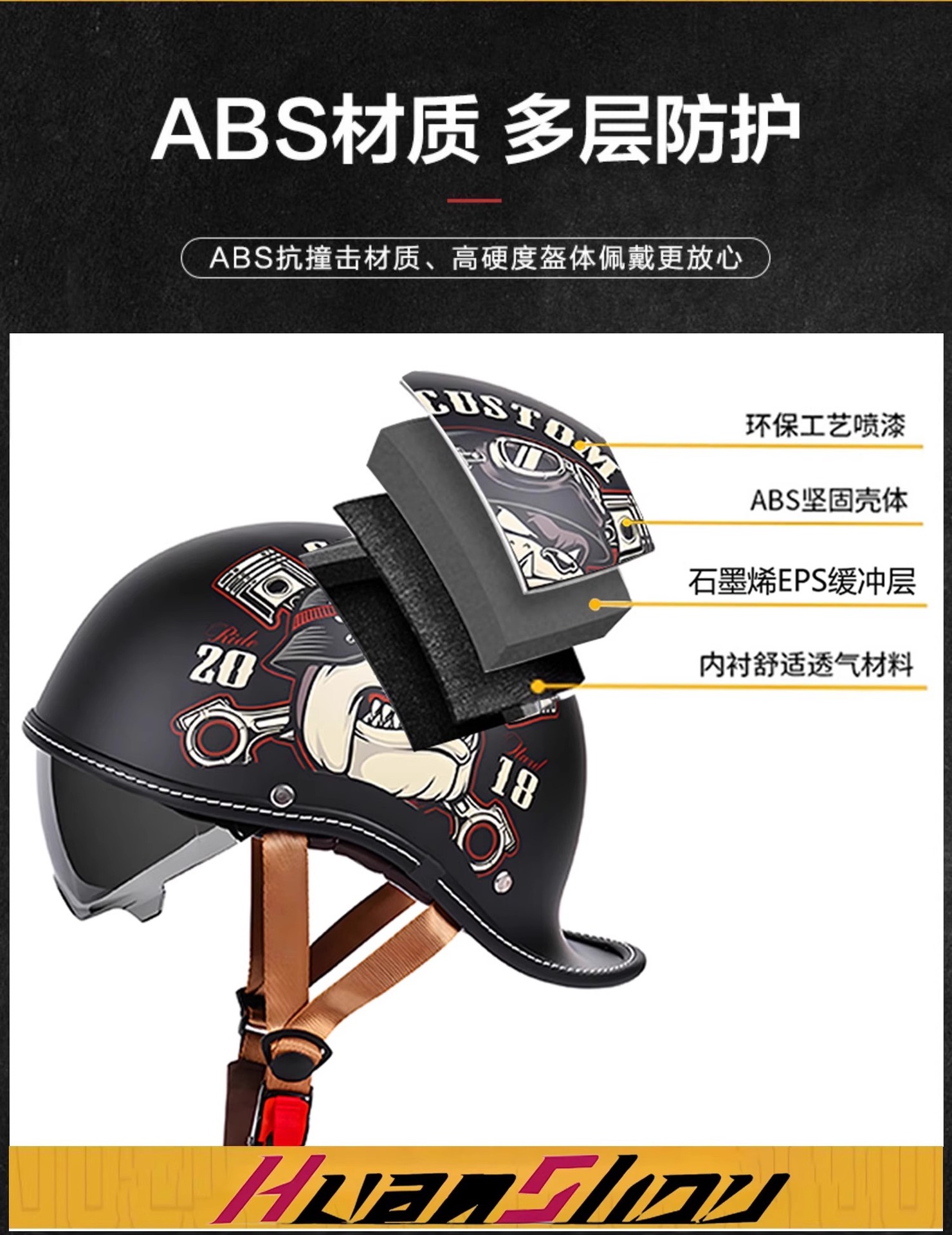 Retro Cool Flame Pattern Half Helmet Unisex Personalized Motorcycle Helmet Safe and Plaid Riding Essential