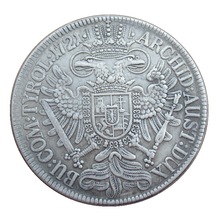 仿古工艺品德国1721黄铜镀银外贸热销纪念币DE23