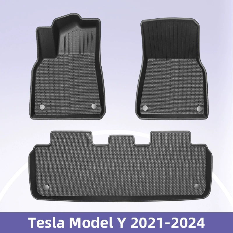 Подходит для Tesla ModelY2021-2024 TPE PEEK ковер 3D 24/7 Материал TPE ножки